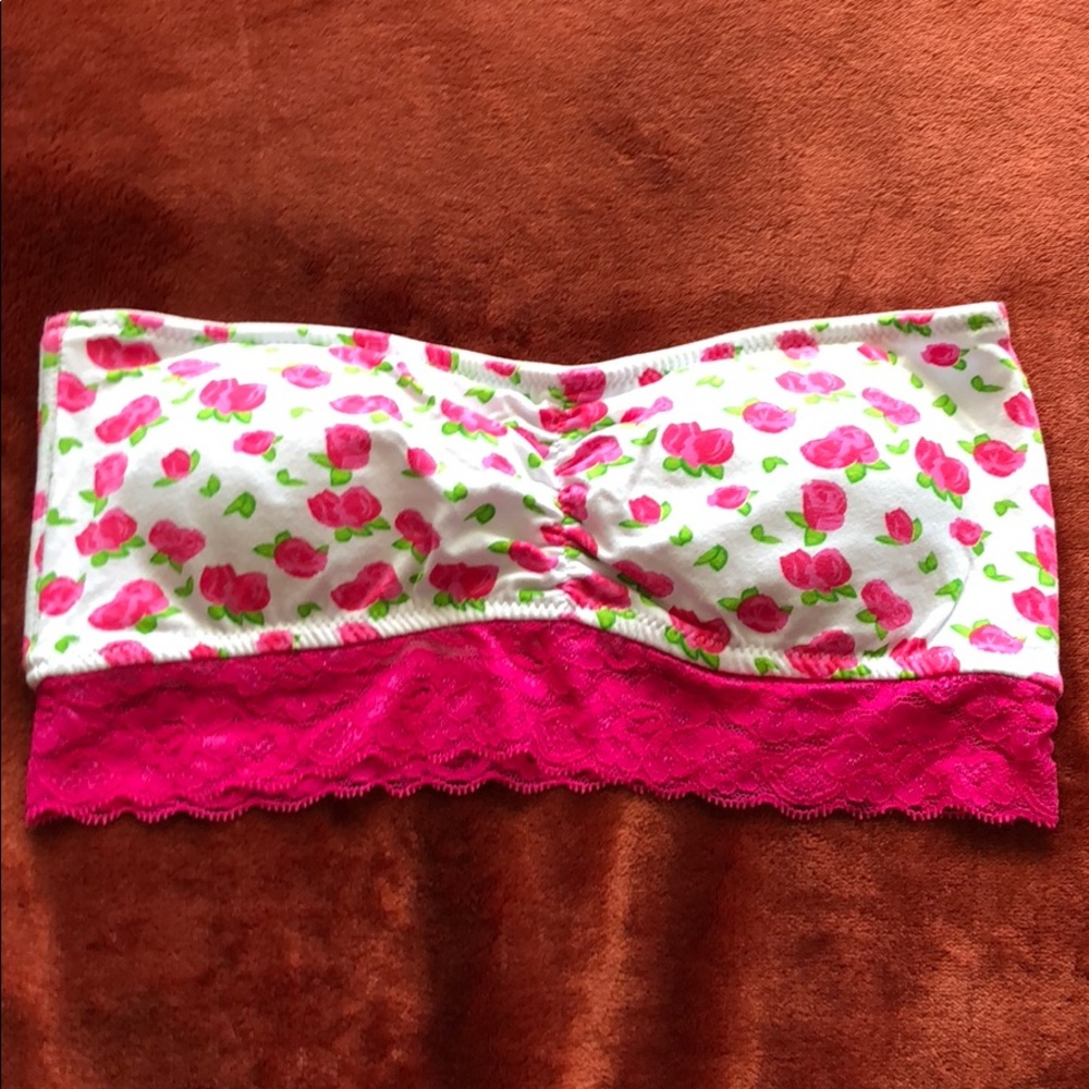 Pink rose bandeau